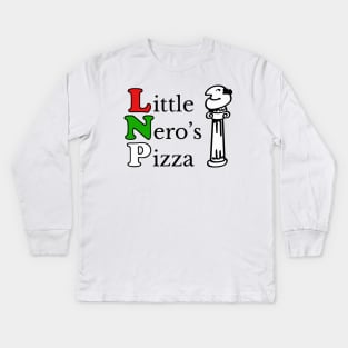 Little Nero's Pizza Kids Long Sleeve T-Shirt